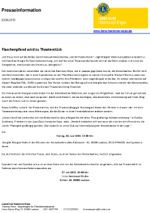 Thumbnail for Theaterprojekt der KinderKAntine Laatzen