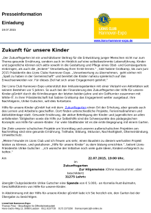 Thumbnail for Spendenübergabe beim Zukunftsgarten in Lehrte