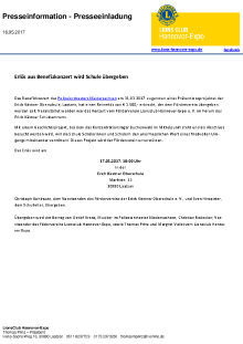 Thumbnail for Übergabe der Spende für das Geschichtsprojekt der Erich Kästner Oberschule, Laatzen