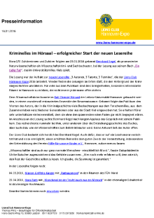 Thumbnail for Wissenschaftskrimi im Chemiehörsaal der Leibniz-Universität