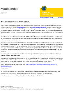 Thumbnail for Wieder eine Spende für den Zukunftsgarten