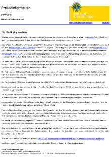 Thumbnail for Polizeiorchester Niedersachsen - Benefiz-Kirchenkonzert in der Immanuelkirche, Laatzen