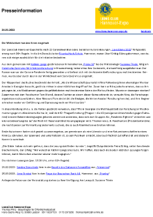 Thumbnail for Susanne Thiele eröffnet LionsCrime 2022 in der Ricarda-Huch-Schule, Hannover