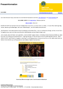 Thumbnail for Kinomatinee zugunsten "BED BY NIGHT"